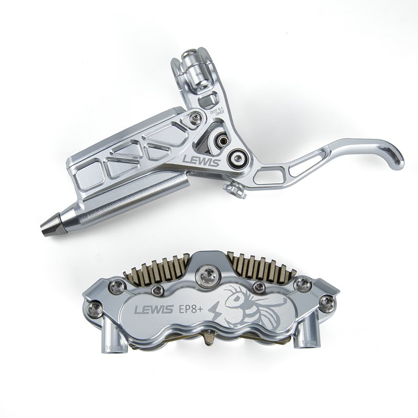 Lewis EP8+ Axial Cylinder 8-Piston e-Moto REAR Disc Brake