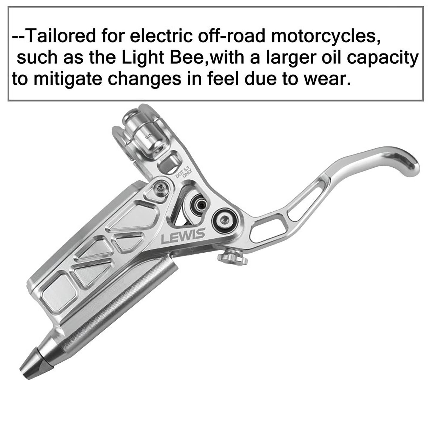 Lewis EP8+ Axial Cylinder 8 Pistons Hydraulic Disc Brake