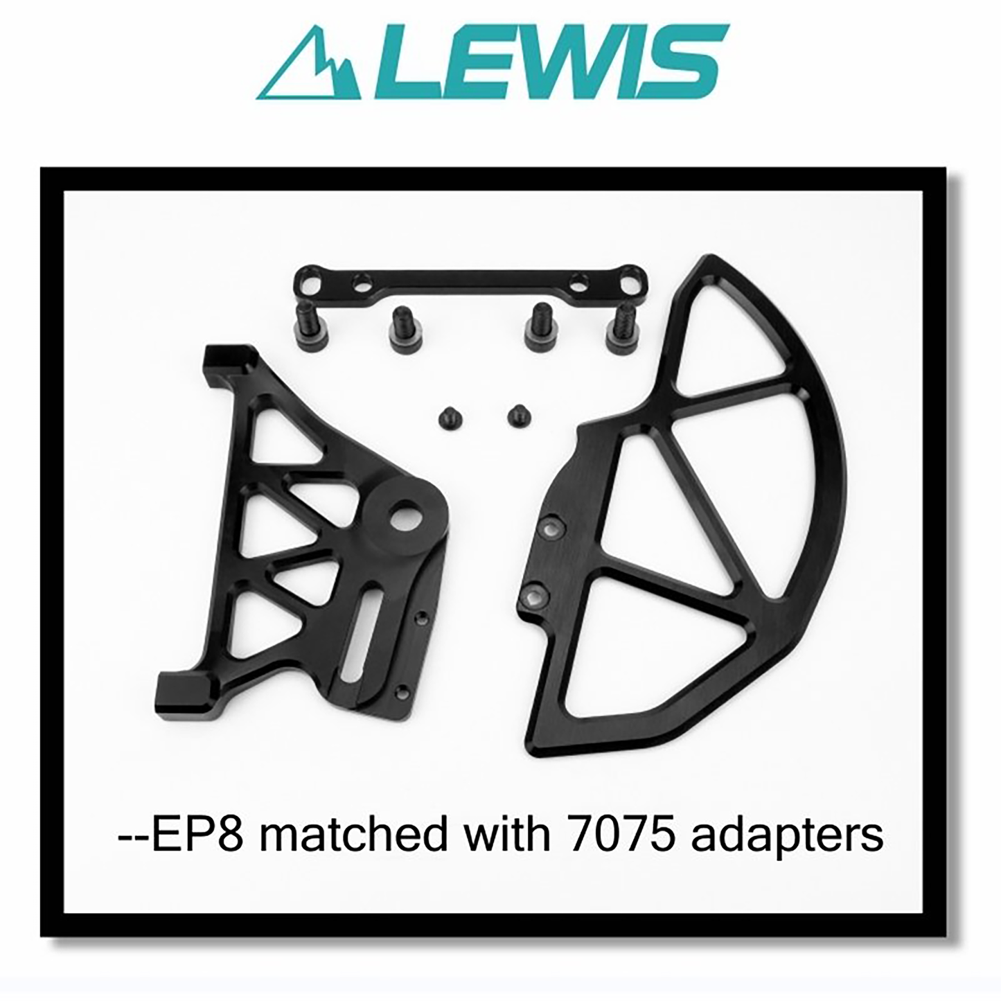 Lewis EP8+ Axial Cylinder 8 Pistons Hydraulic Disc Brake