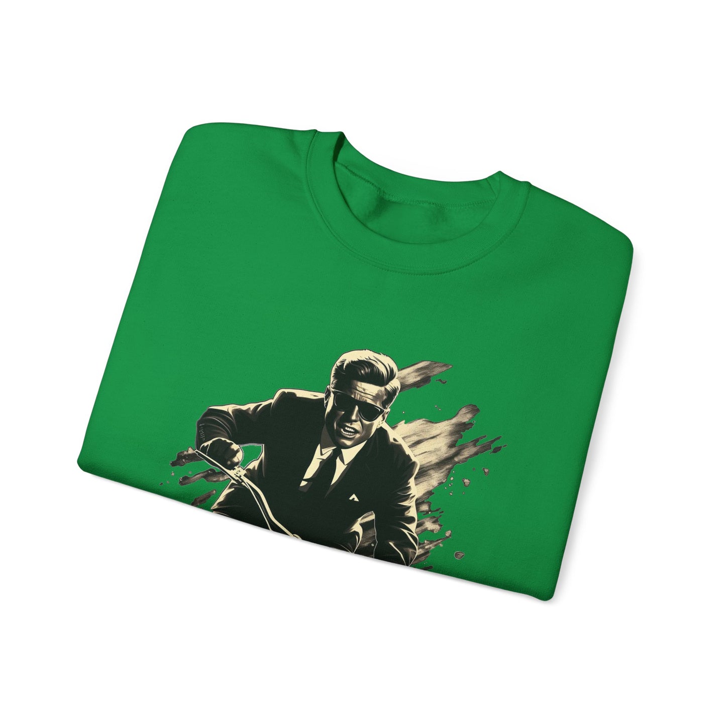 JFK "Nothing compares..." Sweatshirt, Large Front Logo w/ Quote