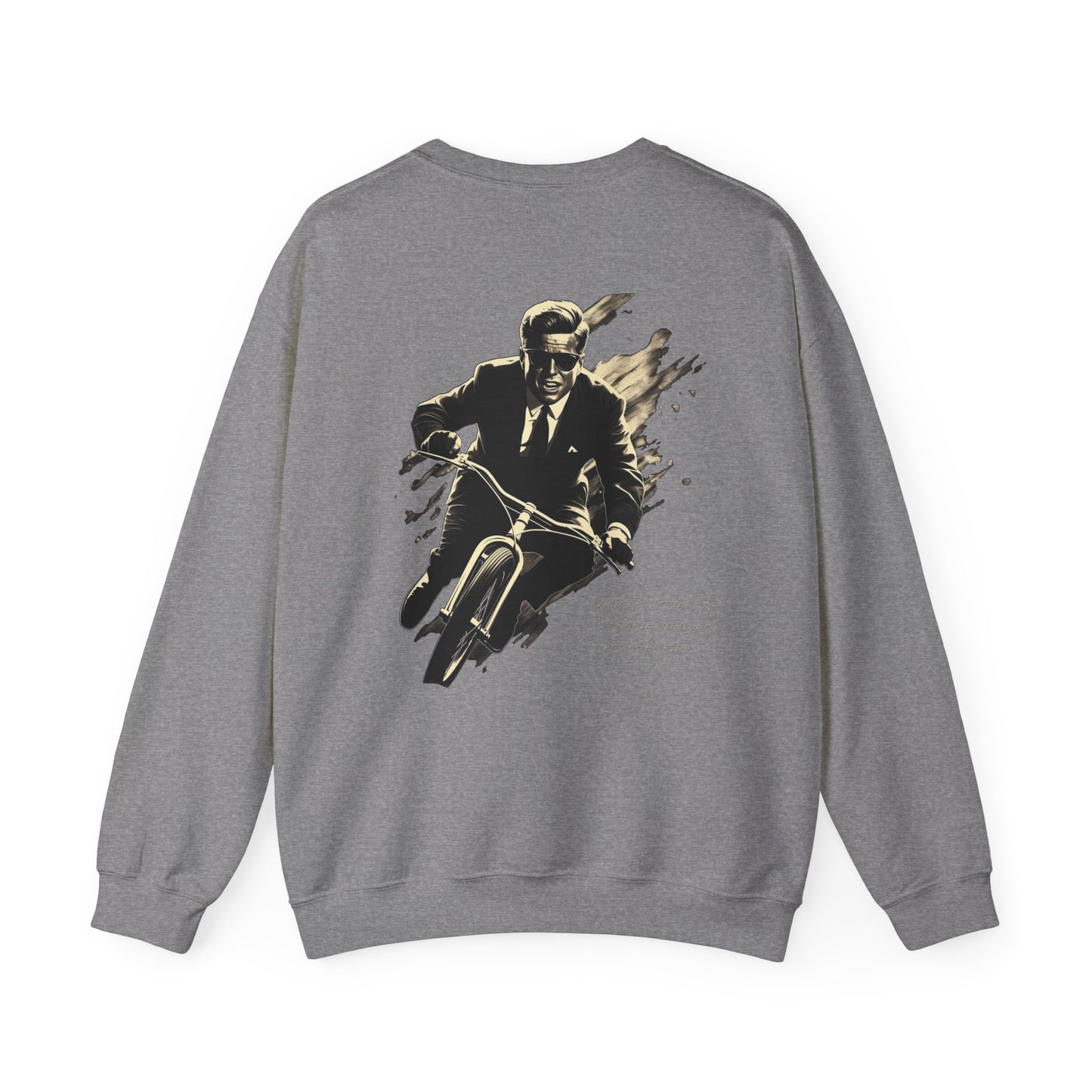 JFK "Nothing compares..." Sweatshirt, TRG Logo Front, JFK Logo Back w/ Quote