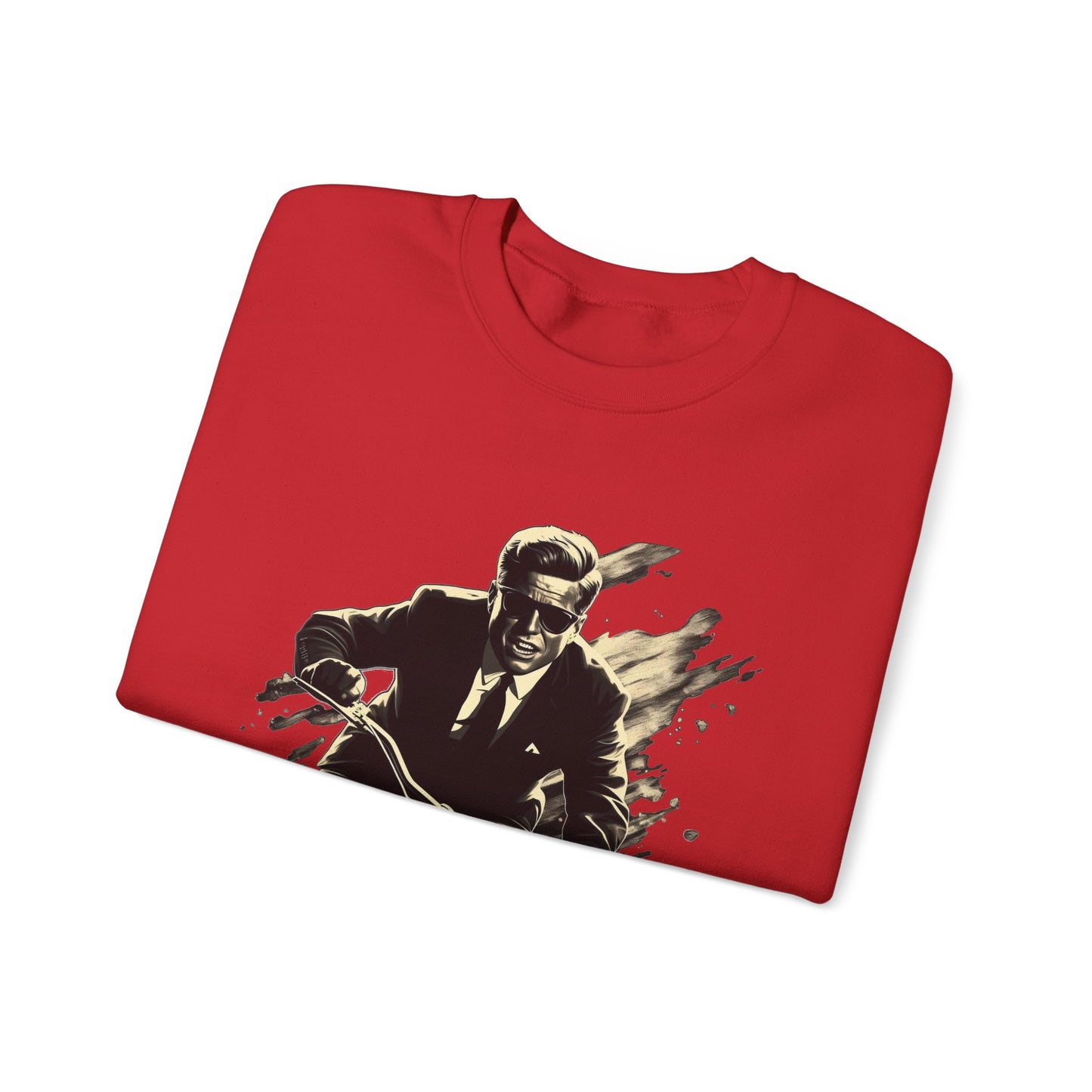 JFK "Nothing compares..." Sweatshirt, Large Front Logo w/ Quote