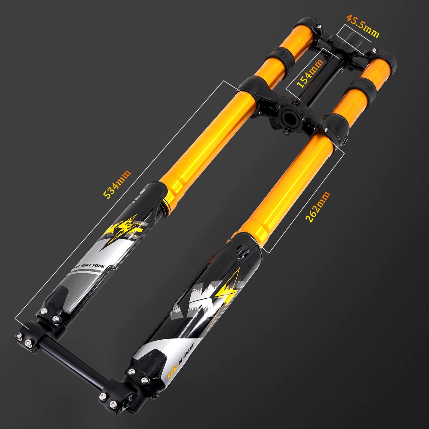 KKE e-Moto Coil Fork (Gold Edition), 210mm Travel, Surron Light Bee, E-Ride Pro, Talaria Sting MX3/MX4/R/xXx