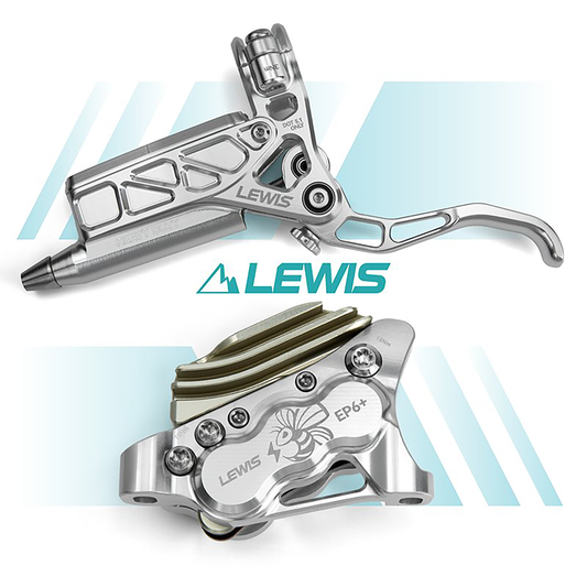 Lewis EP6+ Axial Cylinder 6-Piston e-Moto Disc Brake