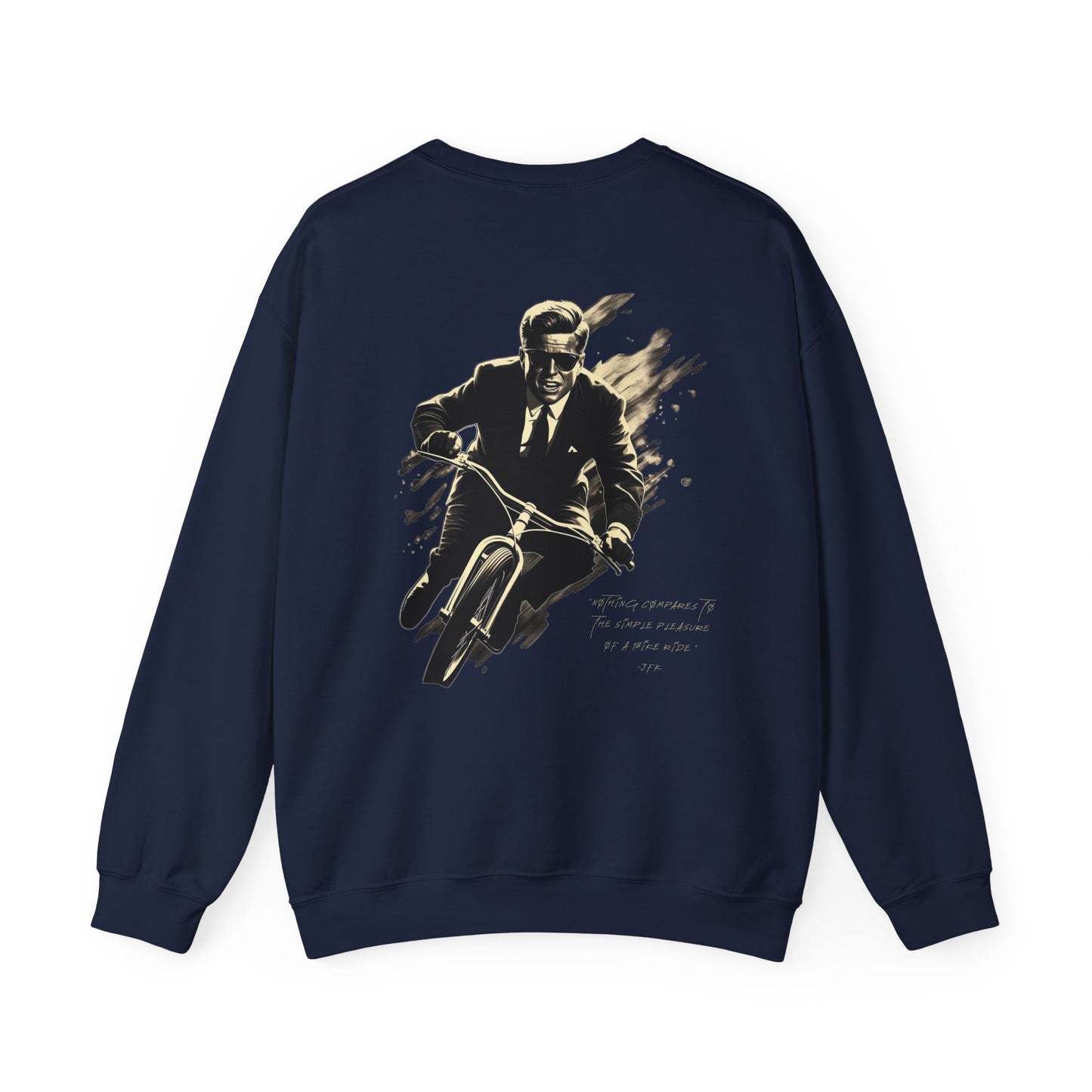 JFK "Nothing compares..." Sweatshirt, TRG Logo Front, JFK Logo Back w/ Quote