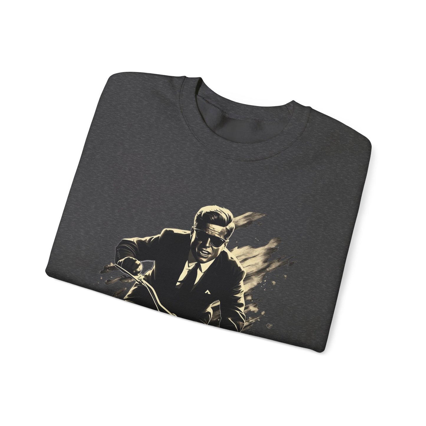 JFK "Nothing compares..." Sweatshirt, Large Front Logo w/ Quote