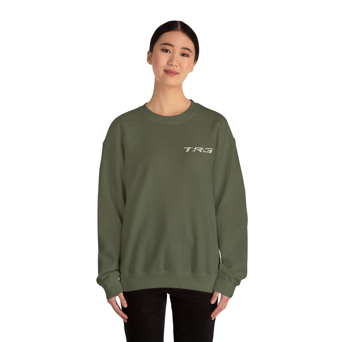 JFK "Nothing compares..." Sweatshirt, TRG Logo Front, JFK Logo Back w/ Quote