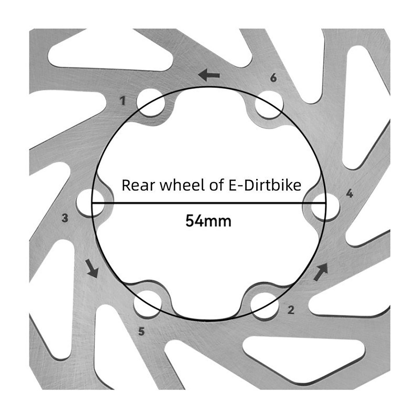 Lewis HEAVY DUTY Disc Brake Rotor 3.0mm (EP8) 44mm, 54mm BCD