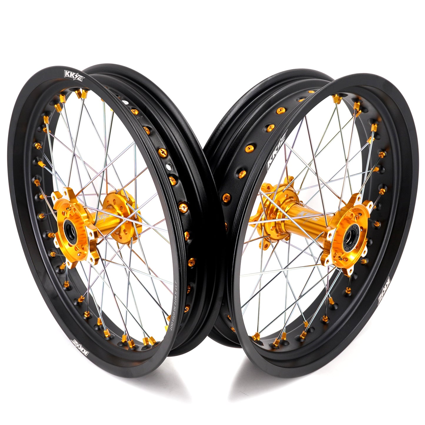 KKE Supermoto 2.5x17" & 3.5x17" e-Moto Wheel Set, Surron Ultra Bee (Multiple Colors)