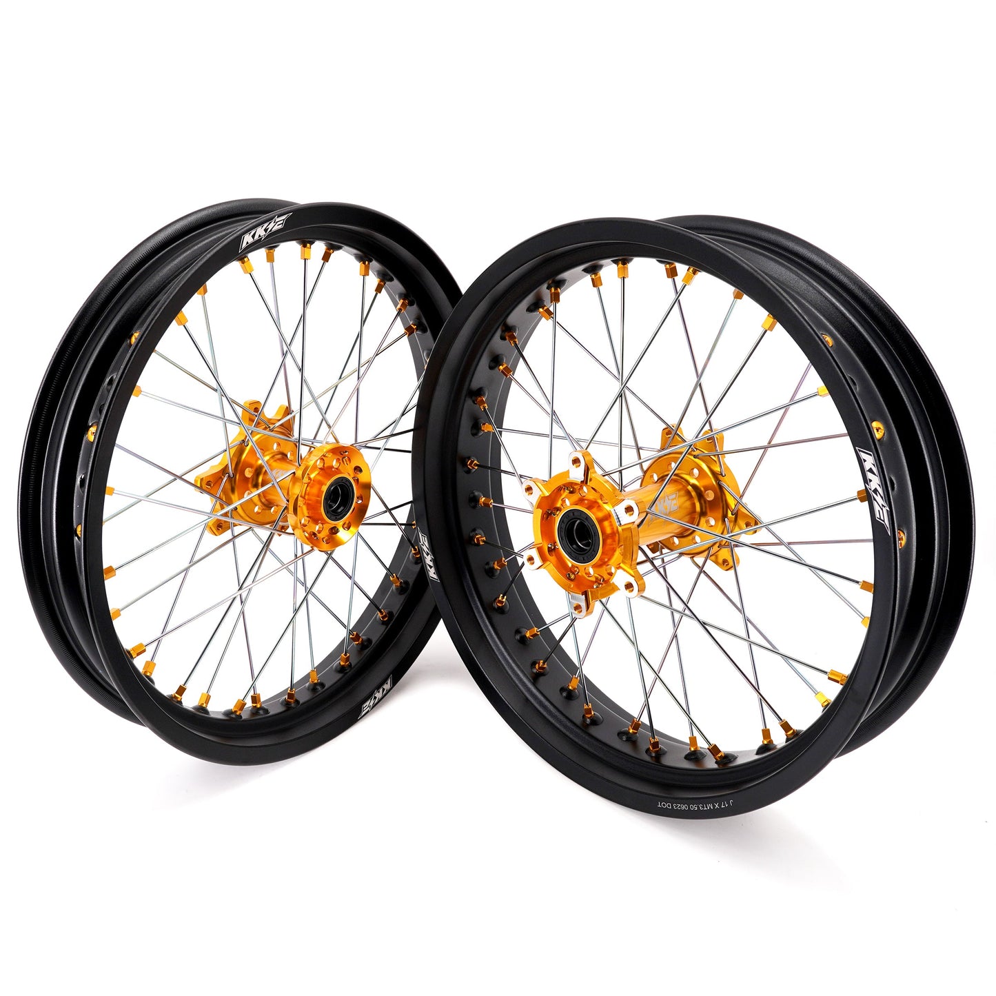 KKE Supermoto 2.5x17" & 3.5x17" e-Moto Wheel Set, Surron Ultra Bee (Multiple Colors)