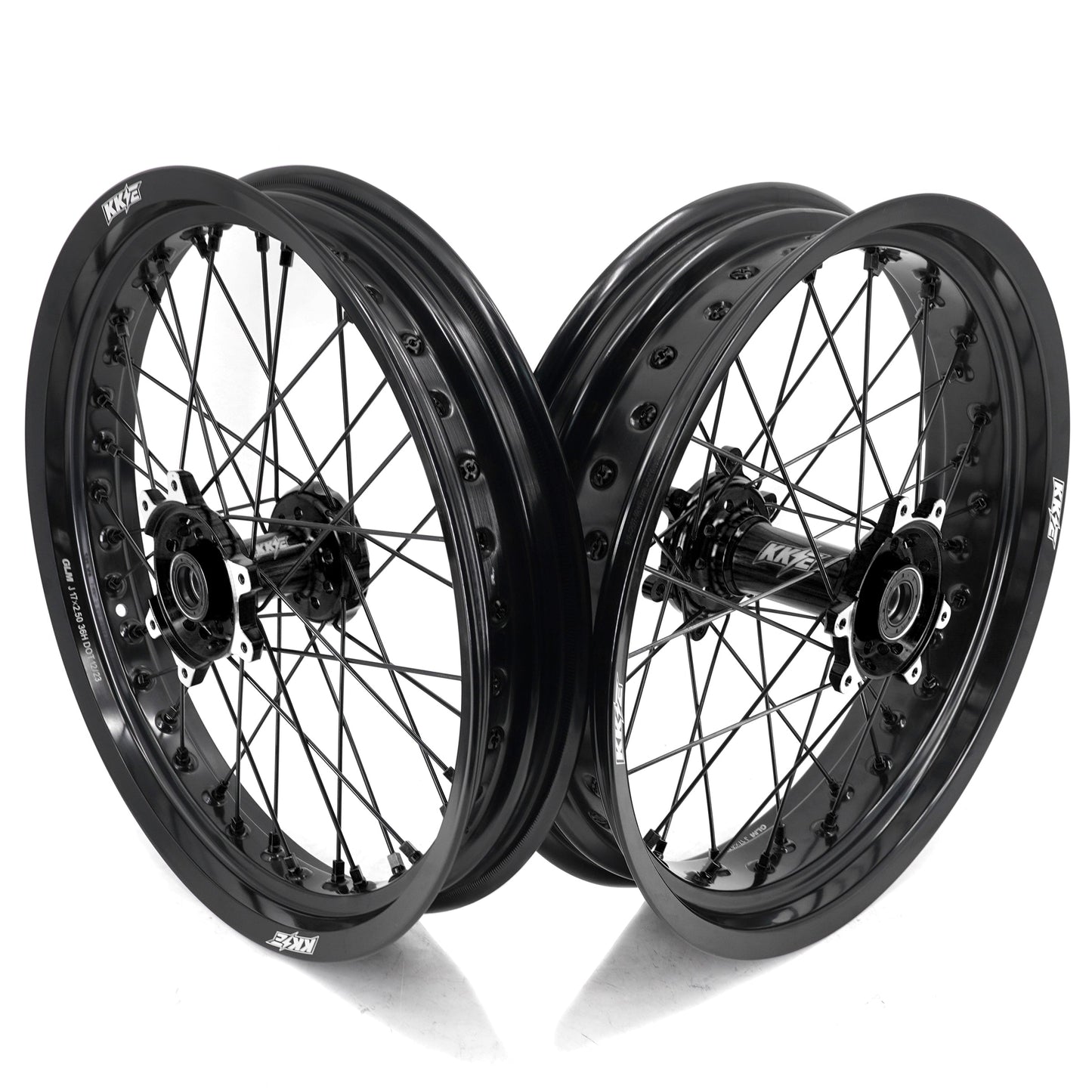 KKE Supermoto 2.5x17" & 3.5x17" e-Moto Wheel Set, Surron Ultra Bee (Multiple Colors)