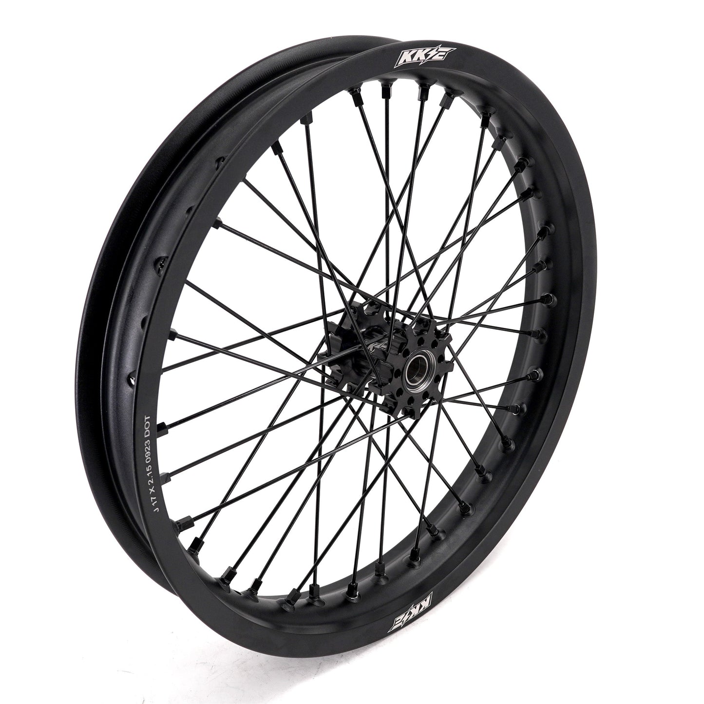 KKE Supermoto 2.15x17" & 2.5x17" e-Moto Wheel Set, (Black/Black), Surron Light Bee X, E-Ride Pro SS