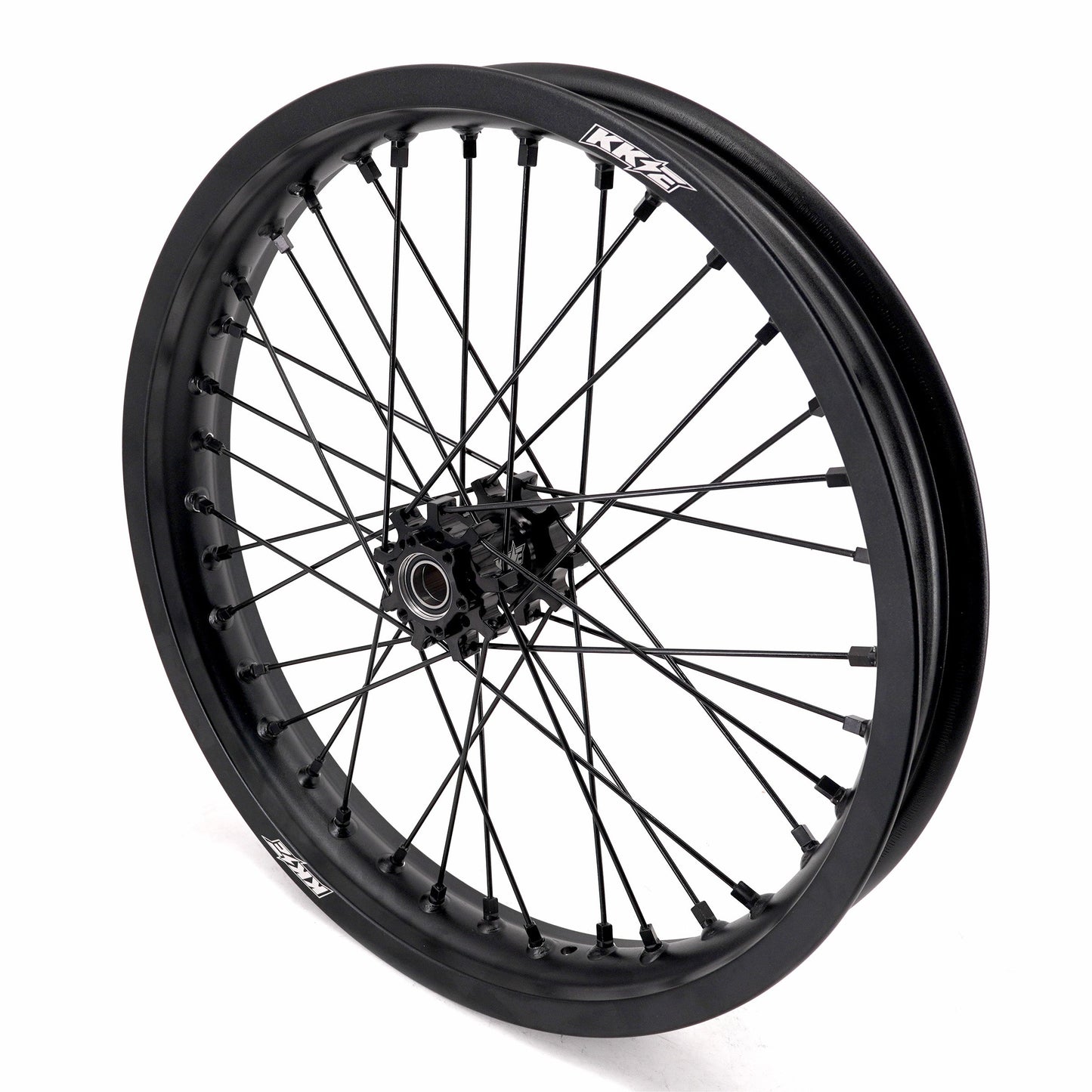 KKE Supermoto 2.15x17" & 2.5x17" e-Moto Wheel Set, (Black/Black), Surron Light Bee X, E-Ride Pro SS