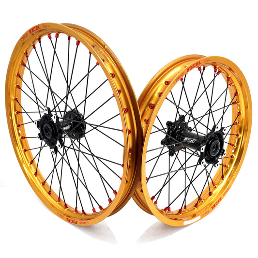 EXCEL 21" / 18" e-Moto Wheel Set, Takasago Rims/KKE Hubs, Surron Ultra Bee