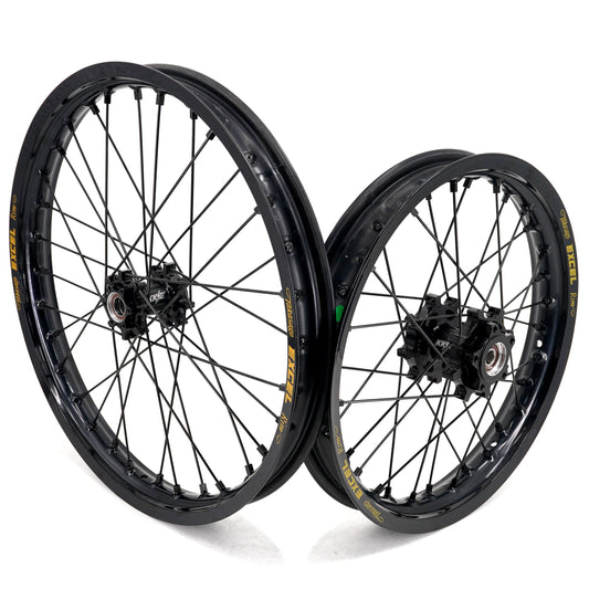 EXCEL 19"/ 16" e-Moto Wheel Set, Excel Takasago Rims/KKE Hubs (32 hole), Surron Light Bee X, E-Ride Pro SS