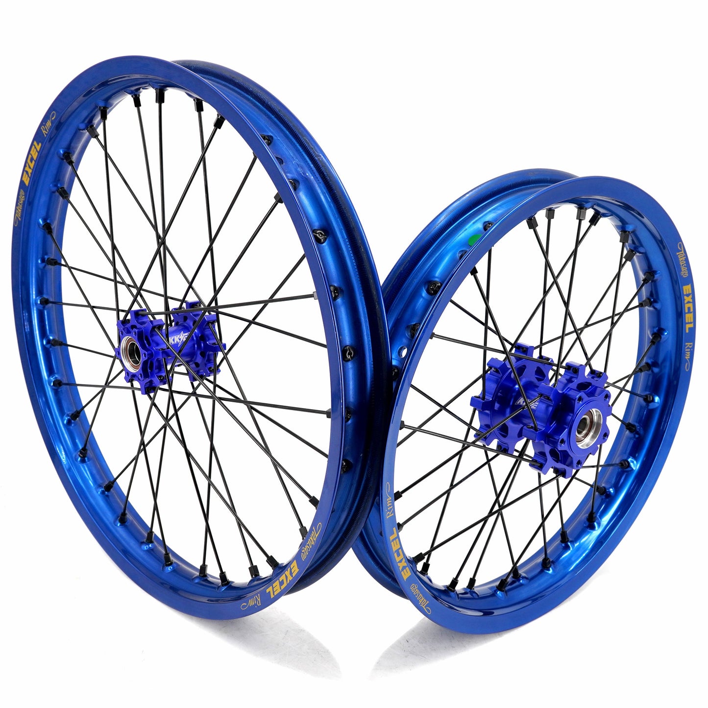 EXCEL 19"/ 16" e-Moto Wheel Set, Excel Takasago Rims/KKE Hubs (32 hole), Surron Light Bee X, E-Ride Pro SS