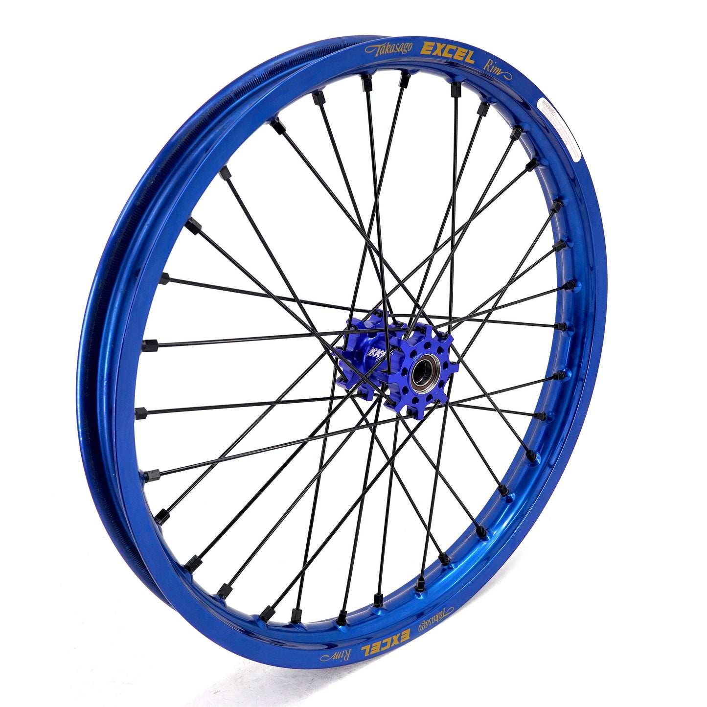 EXCEL 19" / 16" e-Moto Wheel Set, Talaria Sting MX3 / R MX4 (Blue/Blue) KKE 32h Hubs