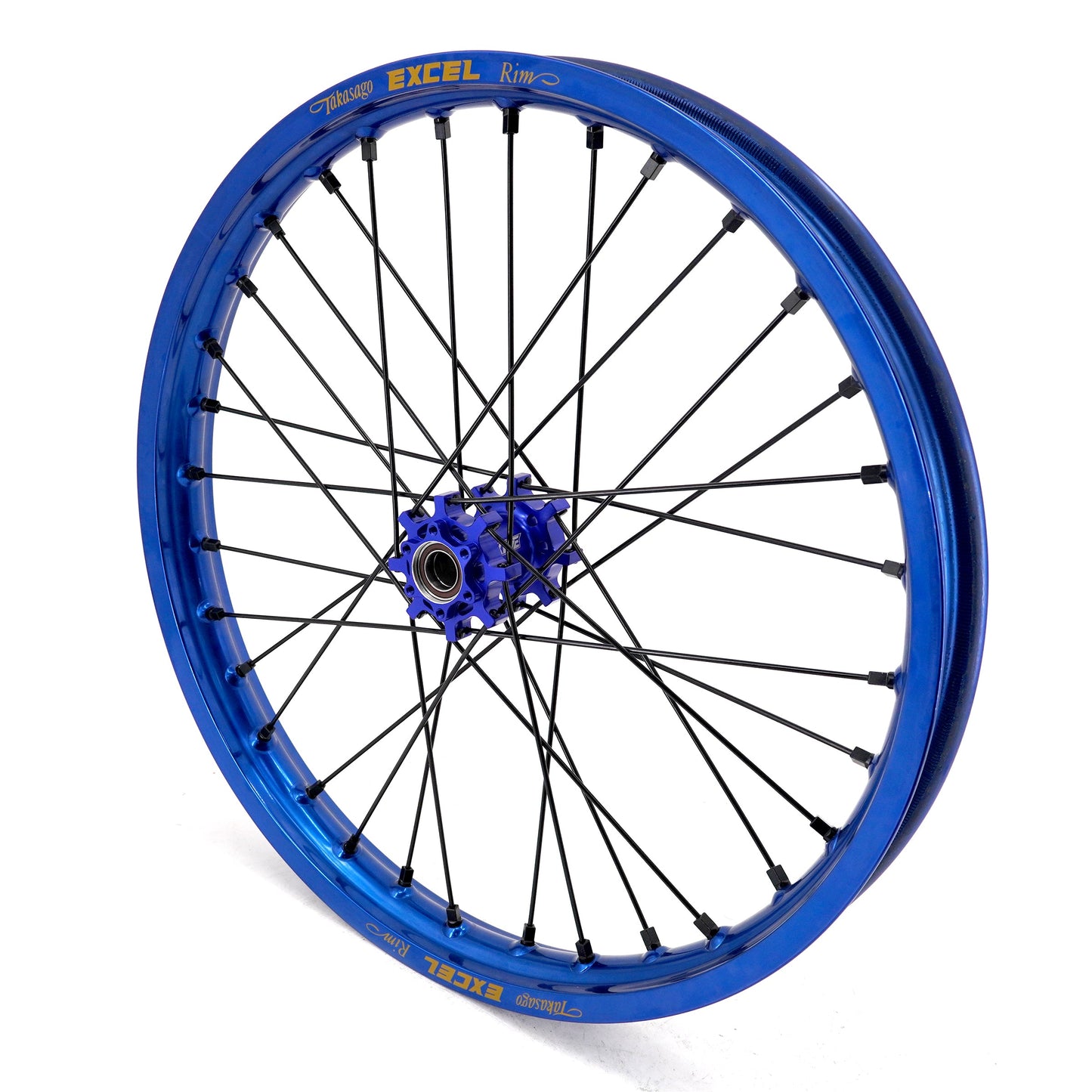 EXCEL 19" / 16" e-Moto Wheel Set, Talaria Sting MX3 / R MX4 (Blue/Blue) KKE 32h Hubs