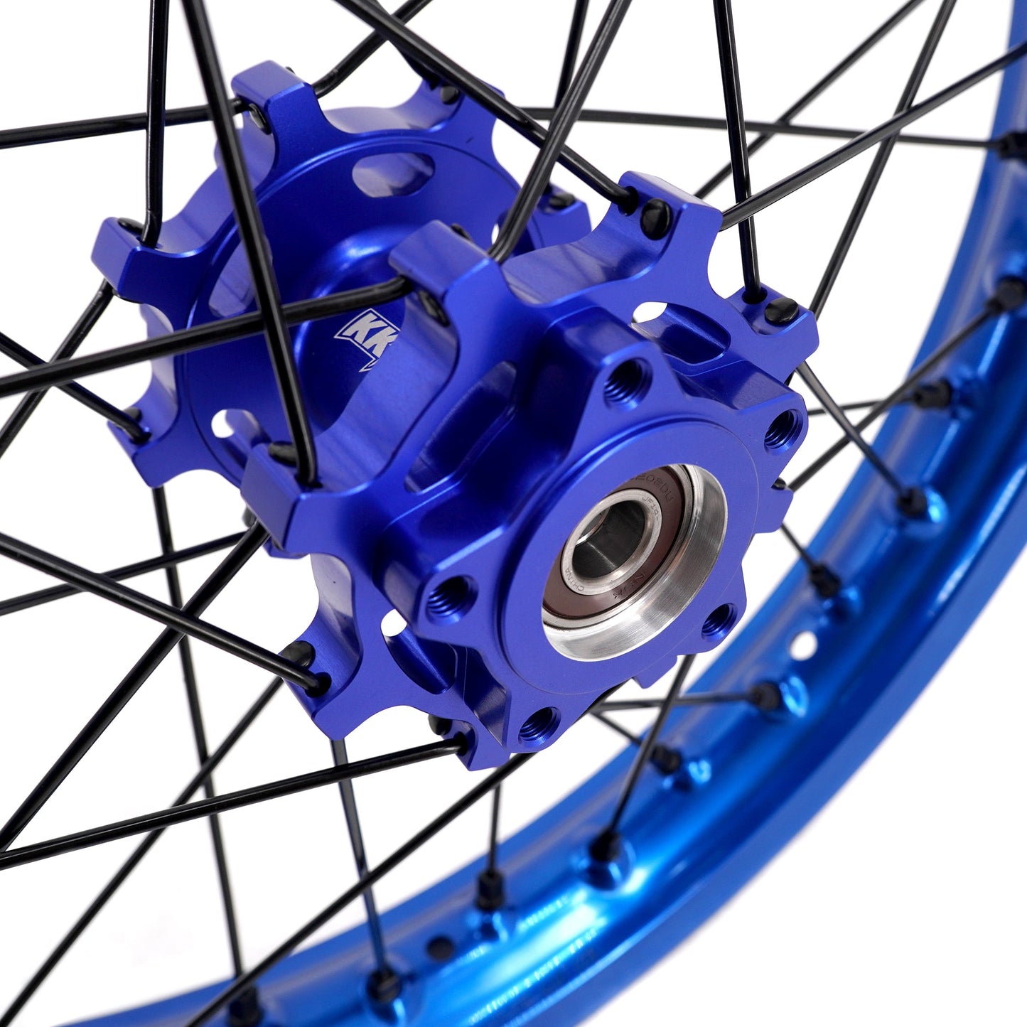 EXCEL 19" / 16" e-Moto Wheel Set, Talaria Sting MX3 / R MX4 (Blue/Blue) KKE 32h Hubs