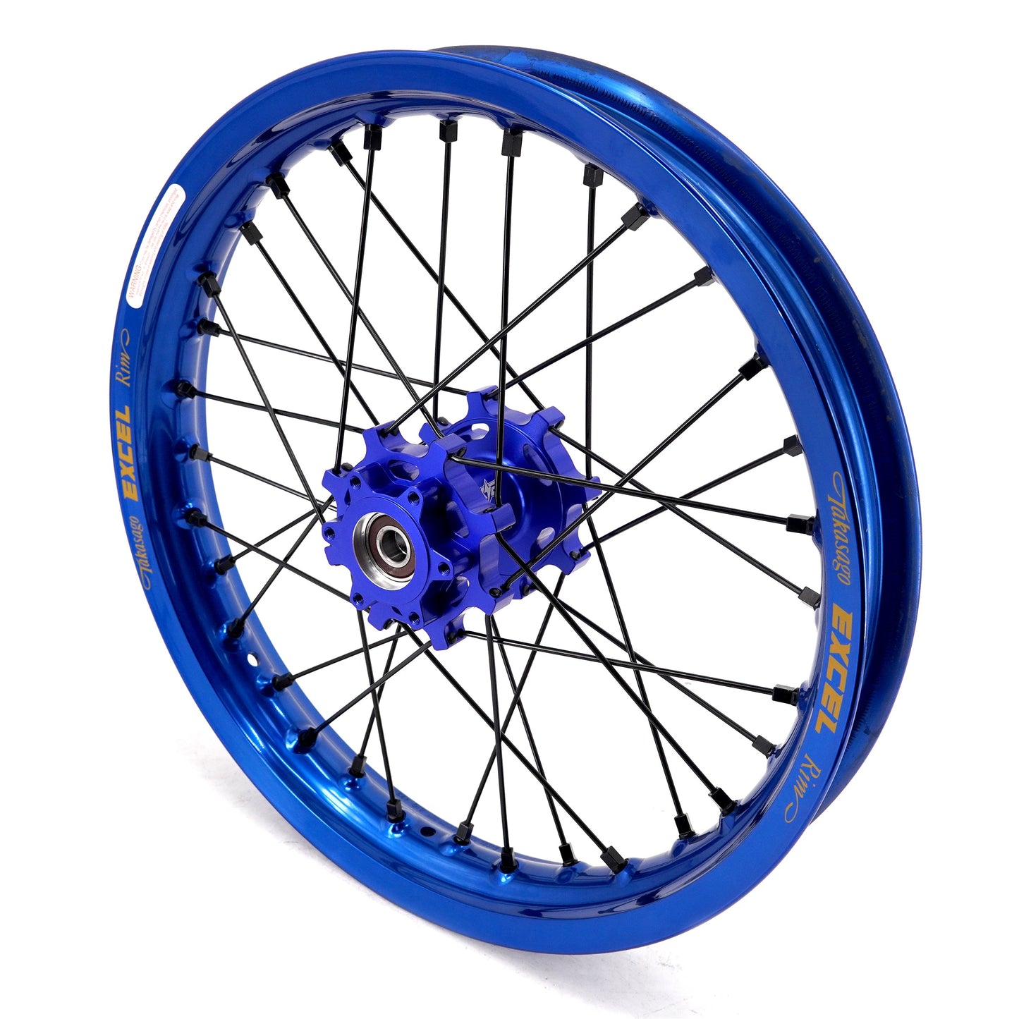 EXCEL 19" / 16" e-Moto Wheel Set, Talaria Sting MX3 / R MX4 (Blue/Blue) KKE 32h Hubs