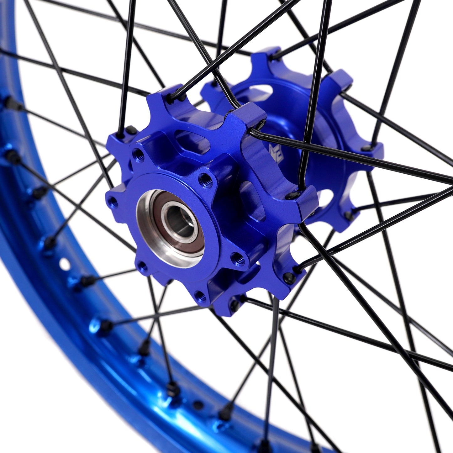 EXCEL 19" / 16" e-Moto Wheel Set, Talaria Sting MX3 / R MX4 (Blue/Blue) KKE 32h Hubs