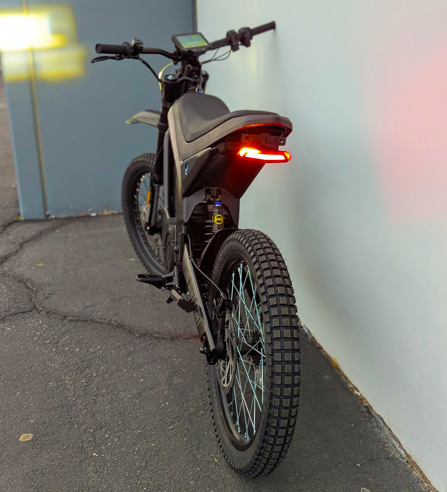 Dirt Goat V2 Street Edition, 96V 50ah e-Moto, 65mph, 80+ Mile Range (19/19 Wheels w/ Shinko 241 Tires)