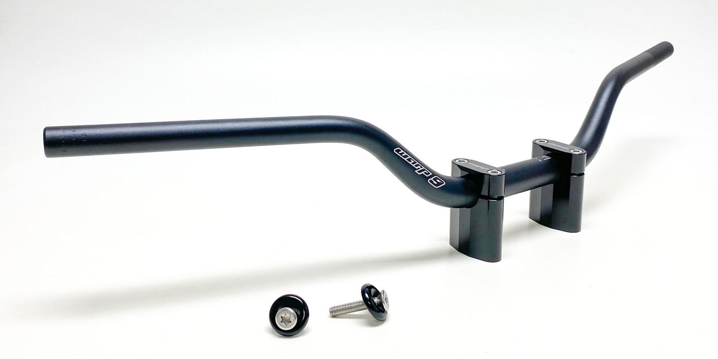 W9 Moto Handlebars, Tapped Bar Ends, 1 1/8 (28.6mm), CR High, KTM SX