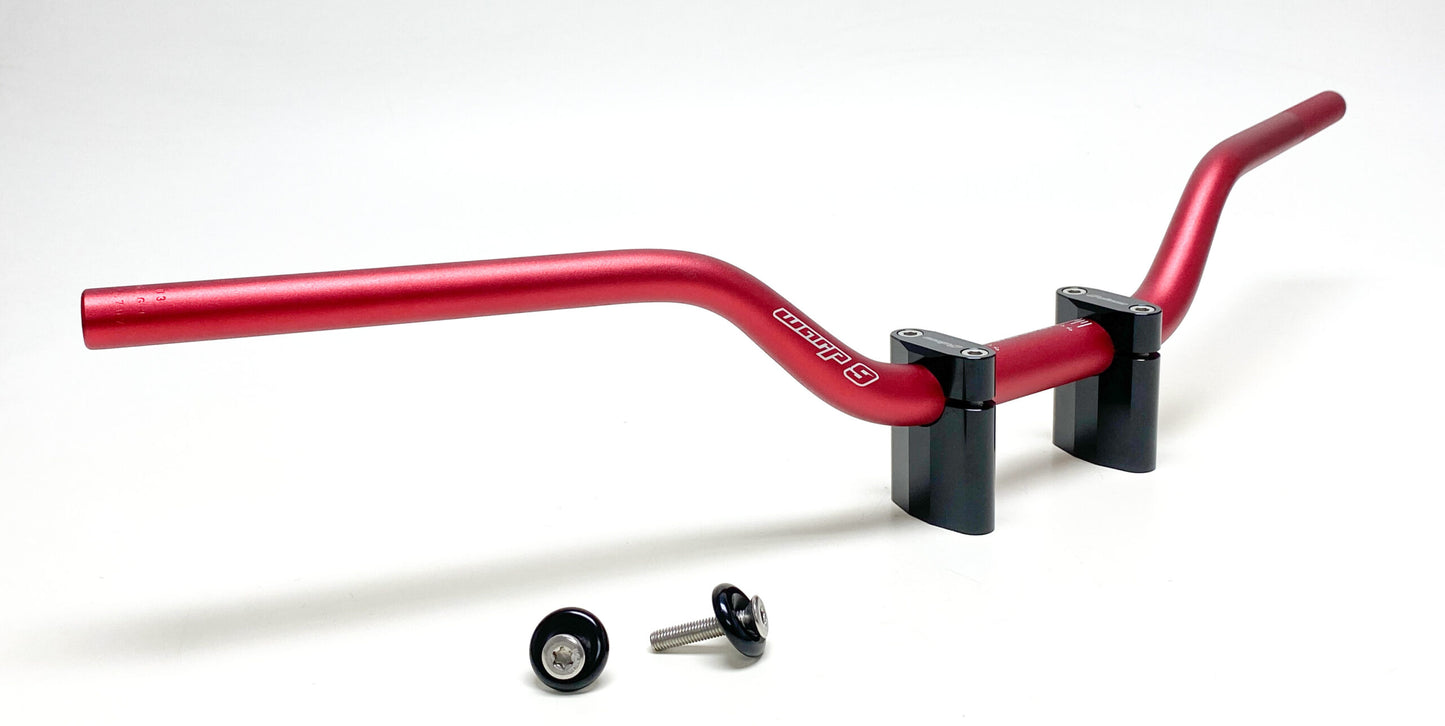 W9 Moto Handlebars, Tapped Bar Ends, 1 1/8 (28.6mm), CR High, KTM SX