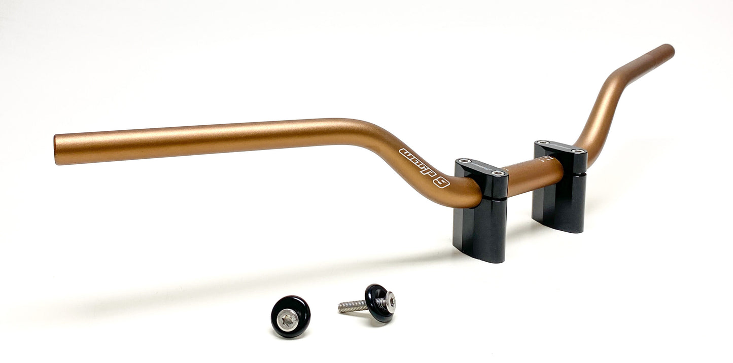 W9 Moto Handlebars, Tapped Bar Ends, 1 1/8 (28.6mm), CR High, KTM SX