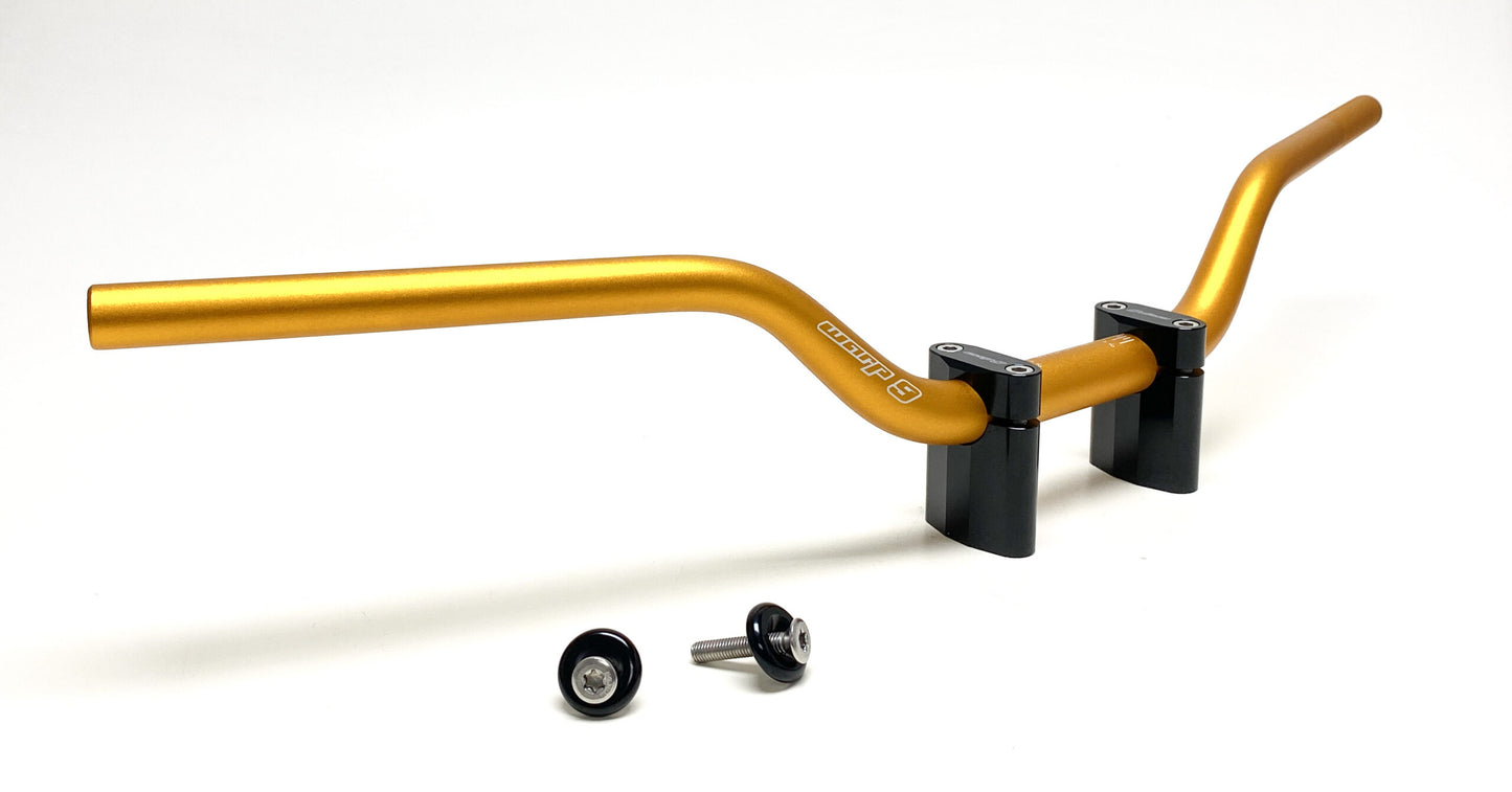 W9 Moto Handlebars, Tapped Bar Ends, 1 1/8 (28.6mm), CR High, KTM SX