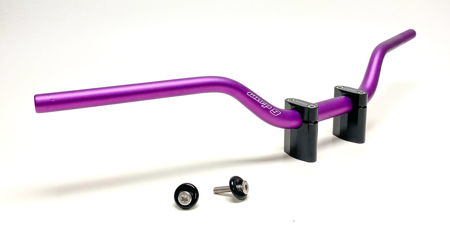 W9 Moto Handlebars, Tapped Bar Ends, 1 1/8 (28.6mm), CR High, KTM SX