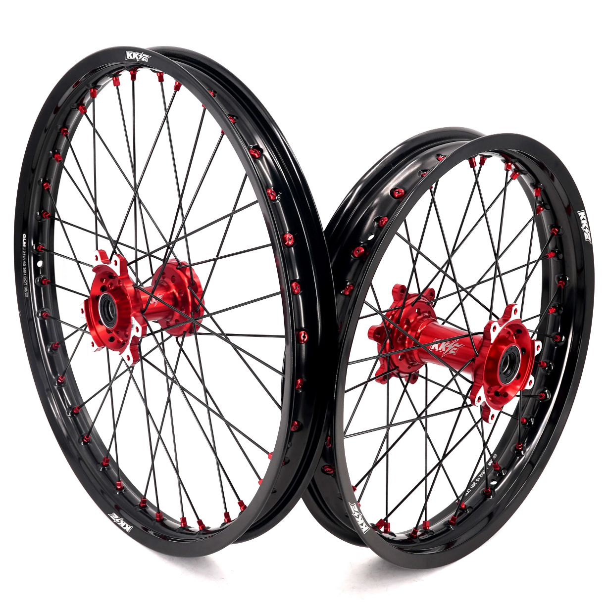 KKE 21"/18" e-Moto Complete Wheelset (SurRon Ultra Bee)