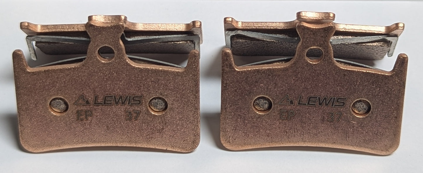 Lewis EP8 Rear Brake Pads, Semi-Metallic/8-Piston (EP37/2 Sets)