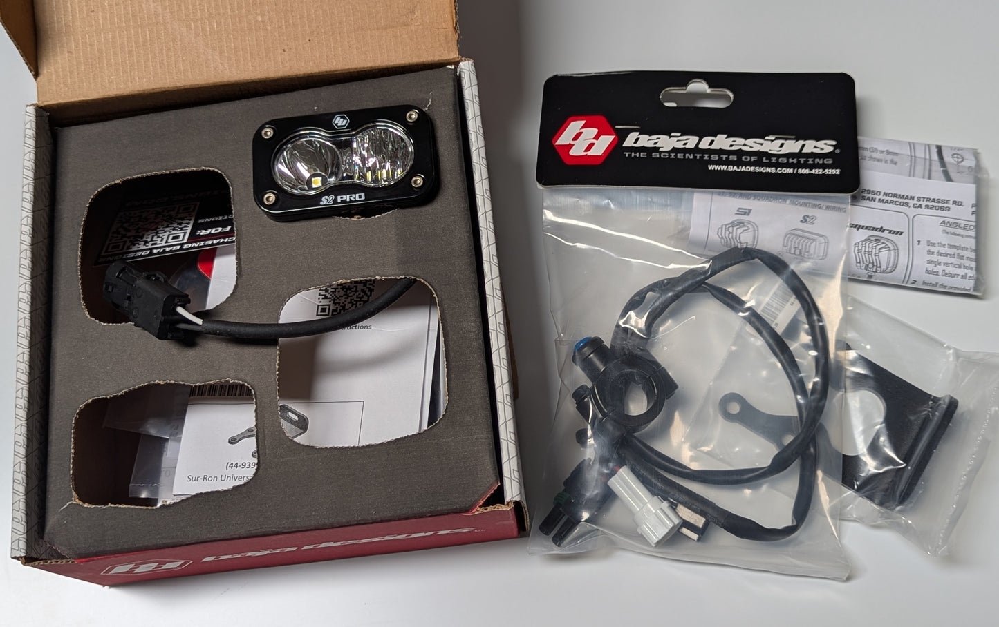 Baja Designs S2 Pro e-Moto Headlight Kit (Surron,Talaria,E-Ride Pro)