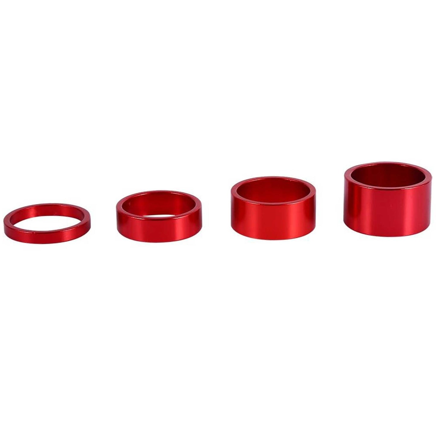 4PC Headset Spacer Kit, e-Moto/MTB - 5mm, 10mm, 15mm, 20mm