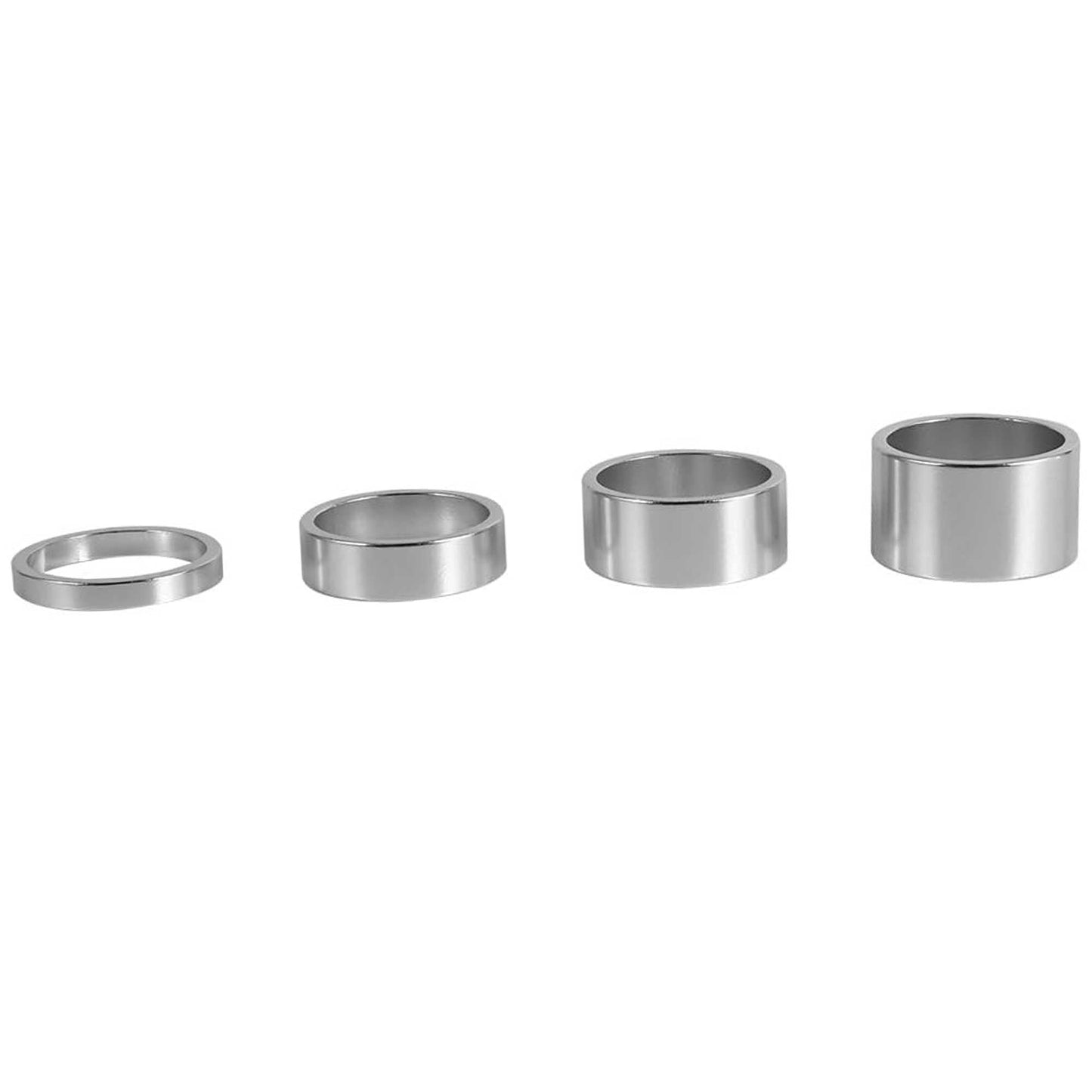 4PC Headset Spacer Kit, e-Moto/MTB - 5mm, 10mm, 15mm, 20mm