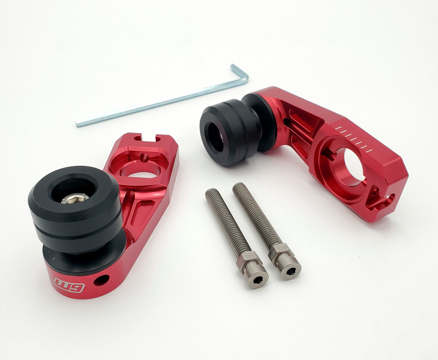 W9 Supermoto Rear Axle Sliders (Ultra Bee)