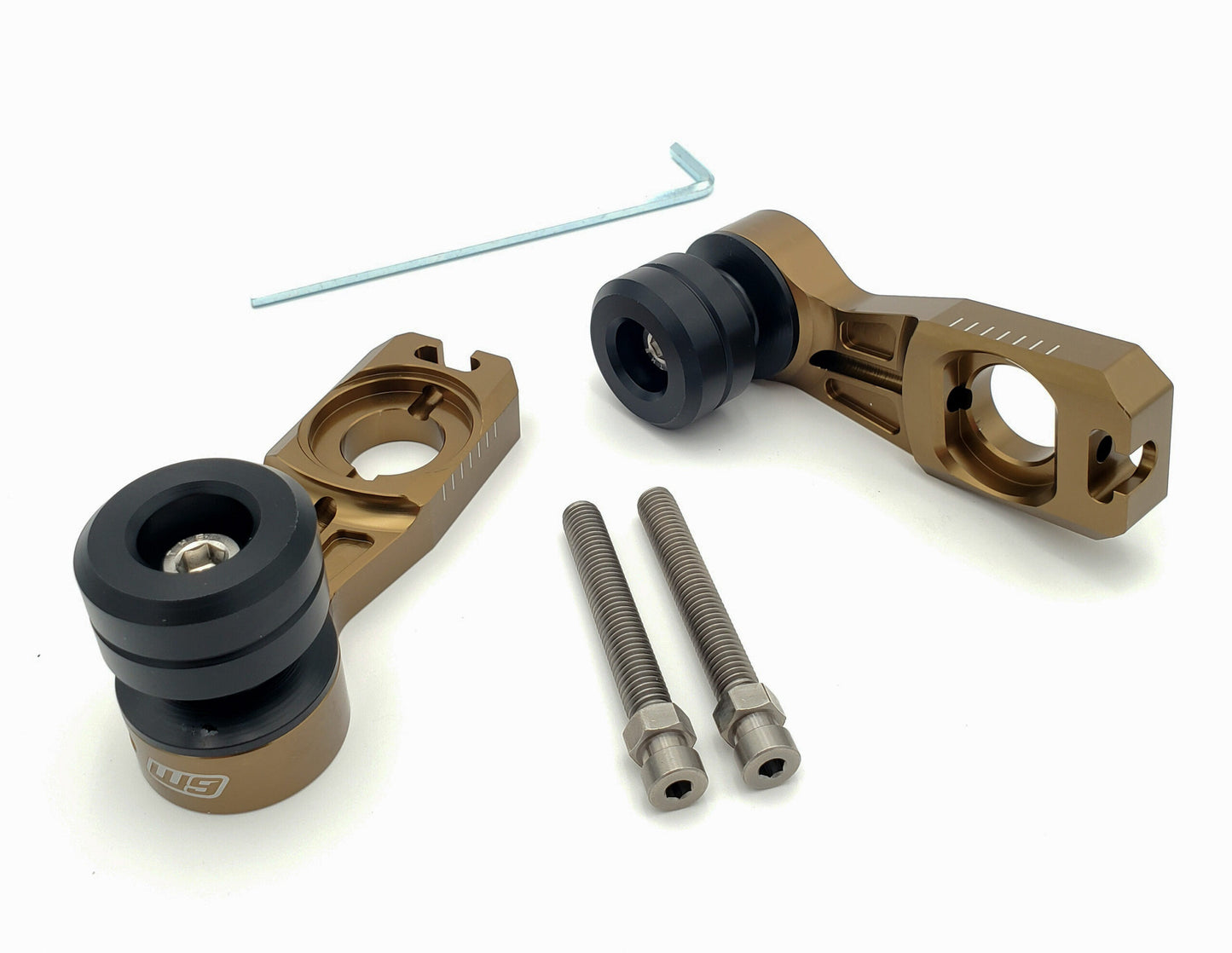 W9 Supermoto Rear Axle Sliders (Ultra Bee)