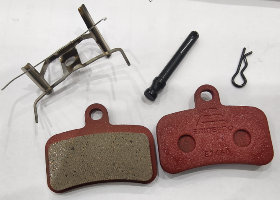 E-Ride Pro SR Brake Pads, Front or Rear, Semi-Metallic, OE Replacements