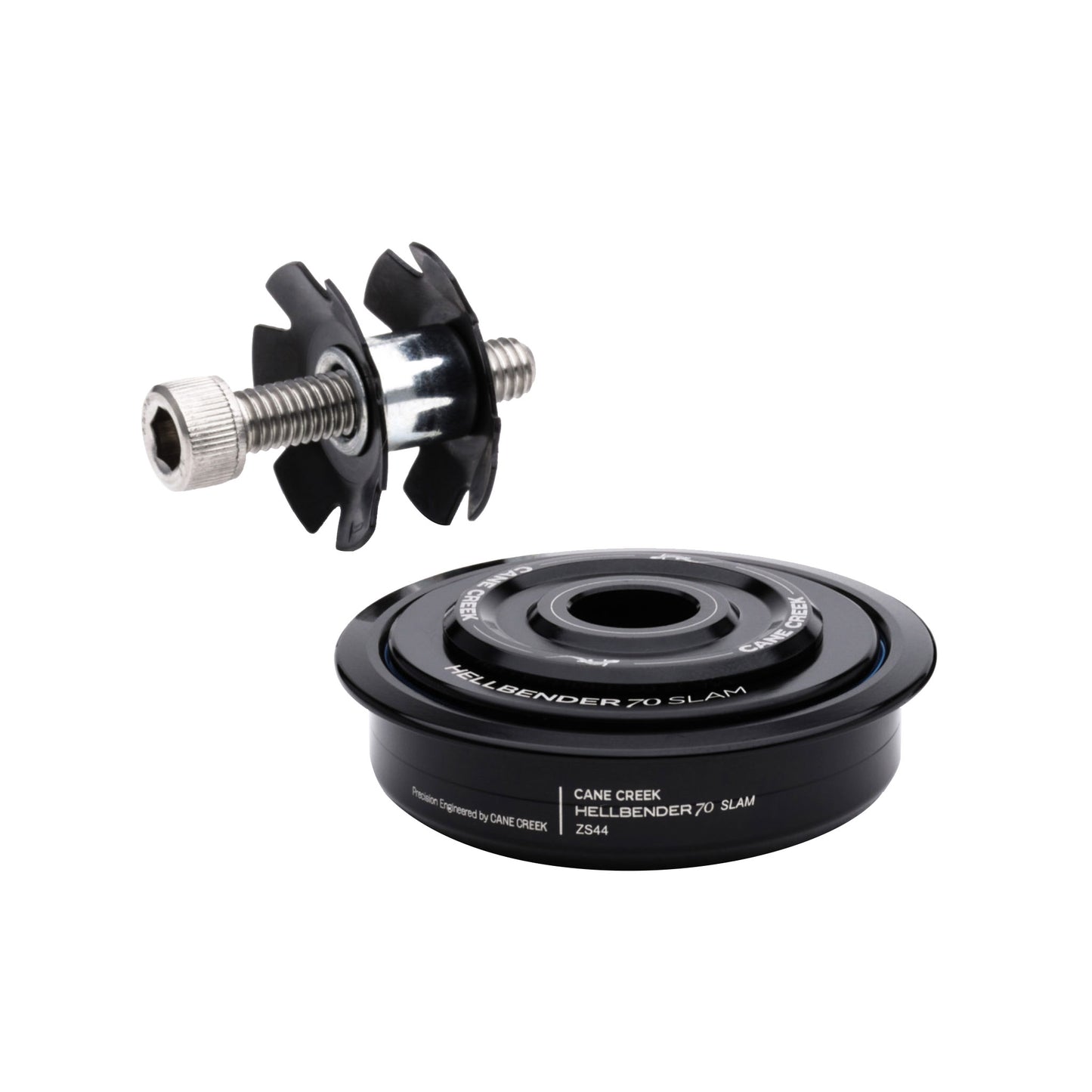 Cane Creek Hellbender 70-Slam ZS44/28.6 Top Cup/Bearing (Black)
