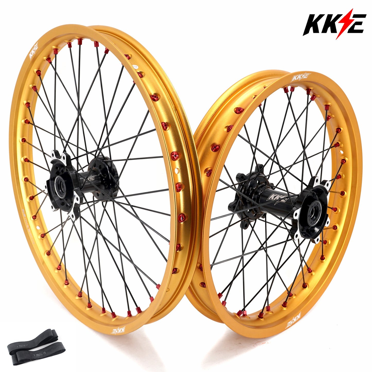KKE 21" / 18" e-Moto Wheel Set, Surron Ultra Bee (Multiple Colors)