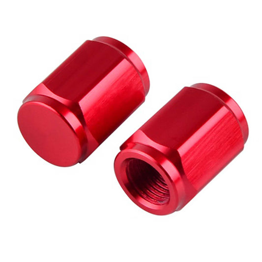 CNC Billet Valve Stem Caps (Schrader), Multiple Colors