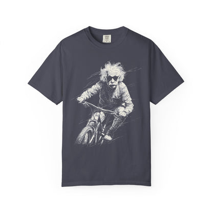 Einstein "Legend Series" Tee — Comfort Colors 1717 (Black / Blue)