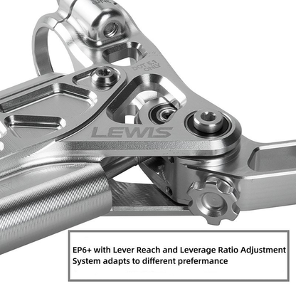 Lewis EP6+ Axial Cylinder 6 Pistons Hydraulic Disc Brake