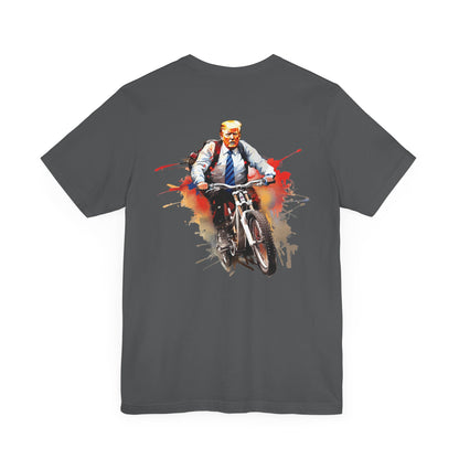 Donald Trump Short Sleeve Tee (Back Logo)