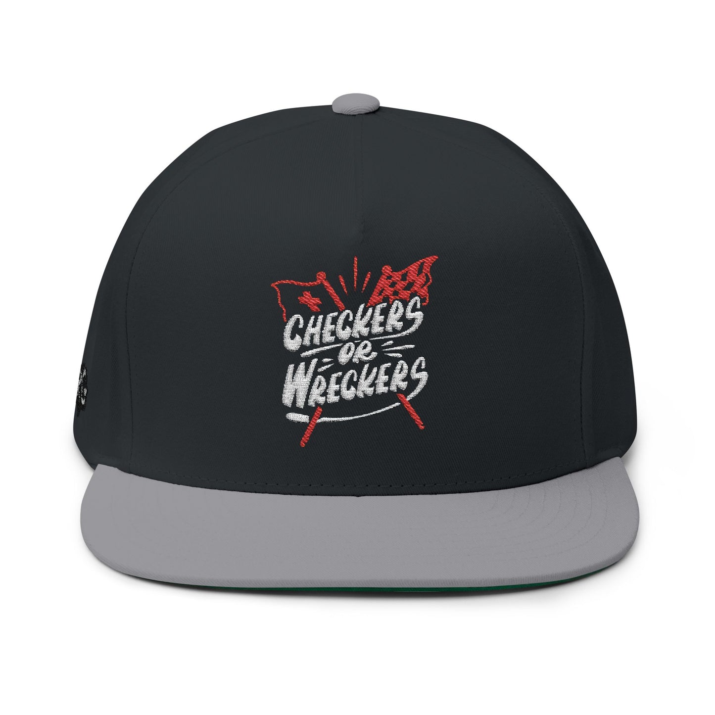 TRG x “Checkers or Wreckers” Snapback Flat-Bill Hat