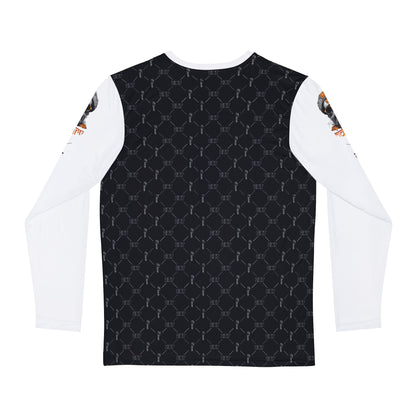 TRG x EXT Team Issue Long Sleeve Jersey, Black/White, Louis Vitton Print