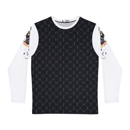 TRG x EXT Team Issue Long Sleeve Jersey, Black/White, Louis Vitton Print