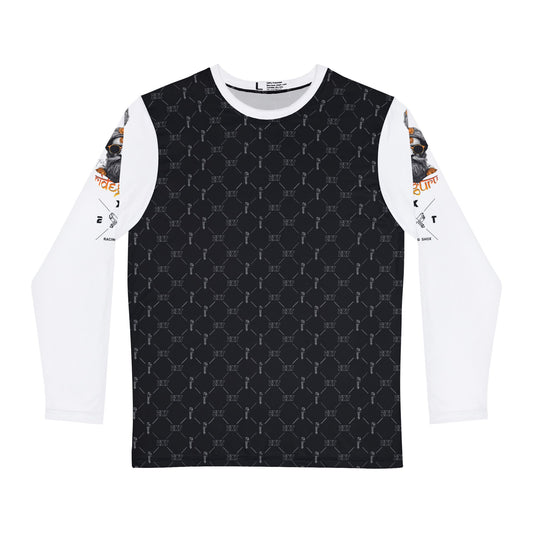 TRG x EXT Team Issue Long Sleeve Jersey, Black/White, Louis Vitton Print