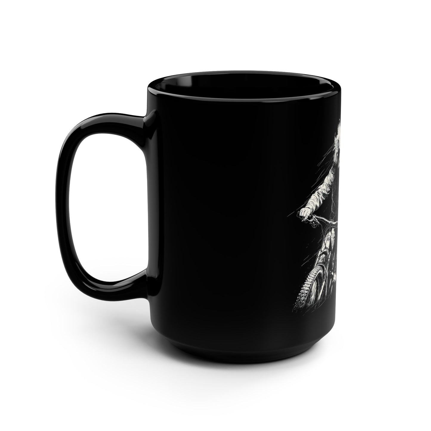 Einstein "Life is like..." Coffee Mug, Black / 15oz